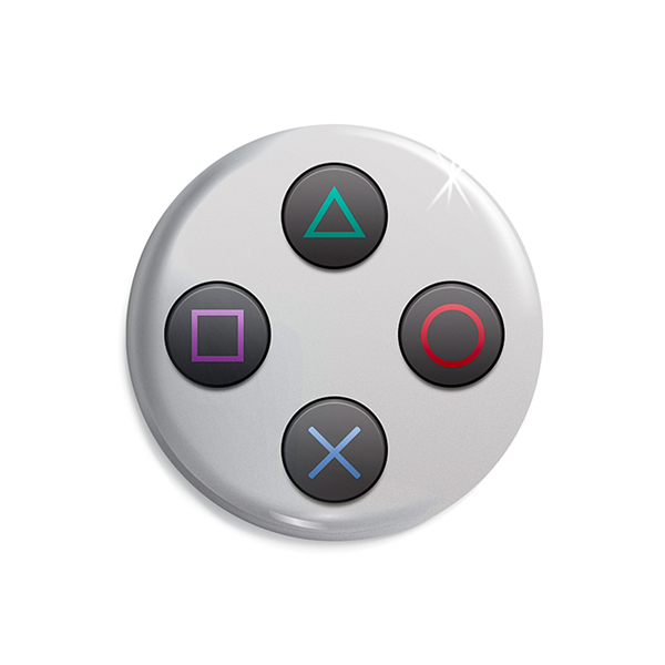 پیکسل ماسا دیزاین  طرح دسته پلی استیشن گیم بازی استیکر کد ASC98