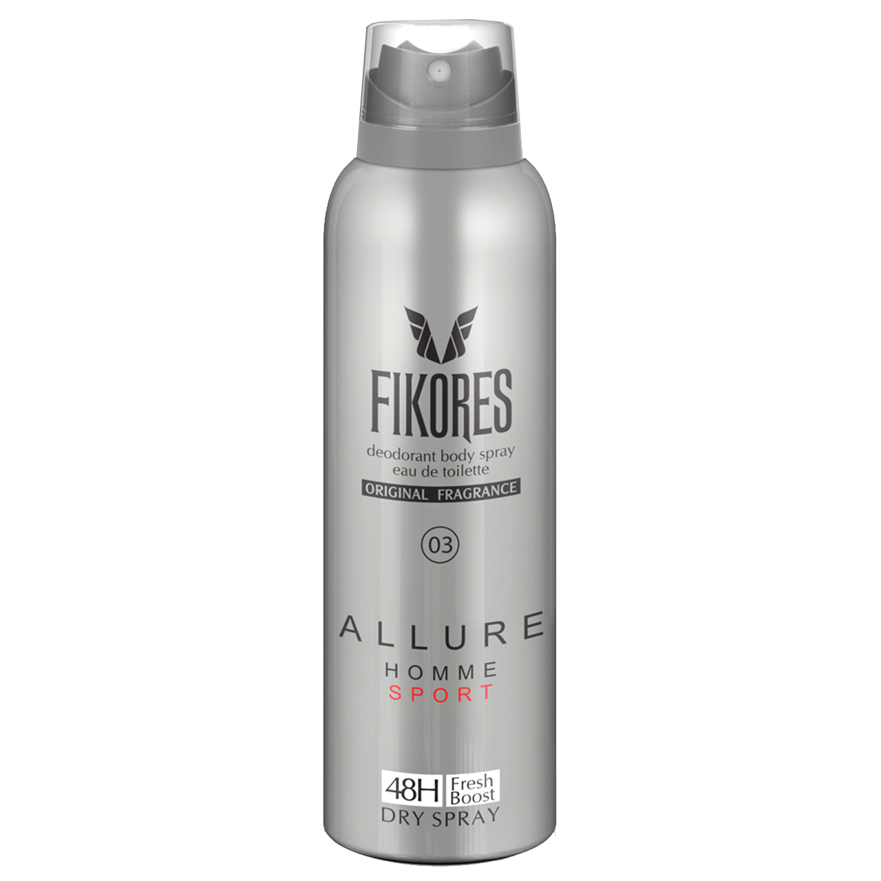 اسپری مردانه فیکورس مدل Allure Homme Sport حجم 200 میلی لیتر