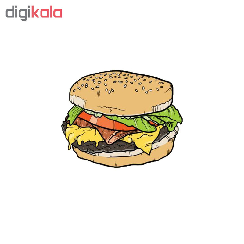 استیکر تزئینی موبایل طرح همبرگر کد 260