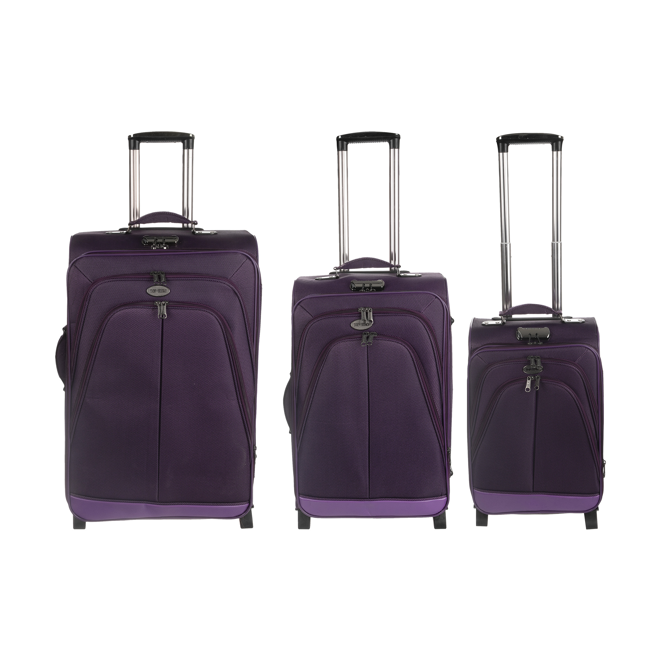 مجموعه 3 عددی چمدان تاپ یورو مدل Te-p01
