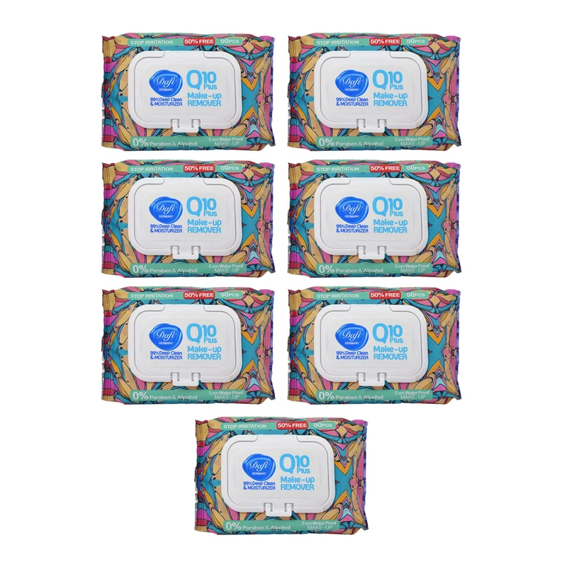 دستمال مرطوب دافی مدل Q10 Stop irritation مجموعه 7 عددی