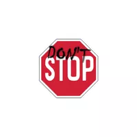 استیکر تزئینی موبایل طرح Dont Stop کد 281
