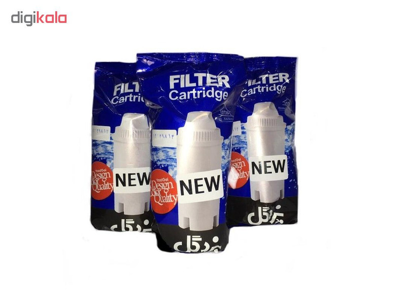 فیلتر پارچ تصفیه آب یزدگل کد 156 بسته 3 عددی