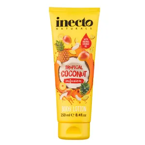 لوسیون بدن اینکتو مدل TROPICAL COCONUT INFUSION حجم 250 میلی لیتر