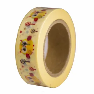 چسب نواری طرح‌ جغد کد CHFKJ070398 عرض 1.5 سانتی متر
