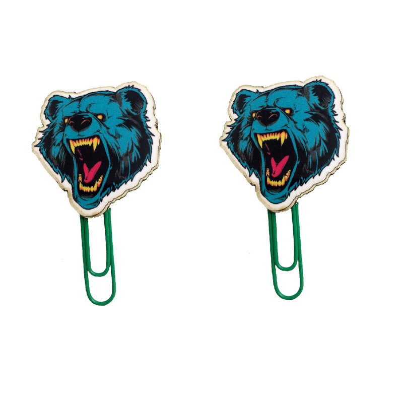 گیره کاغذ طرح خرس کد 1 بسته 2 عددی