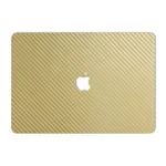 برچسب پوششی ماهوت مدل Gold Carbon مناسب برای لپ تاپ Macbook 12inch Retina