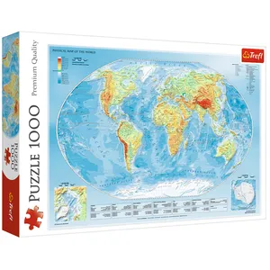 Trefl Physical map of the worlds Puzzle 1000 pcs