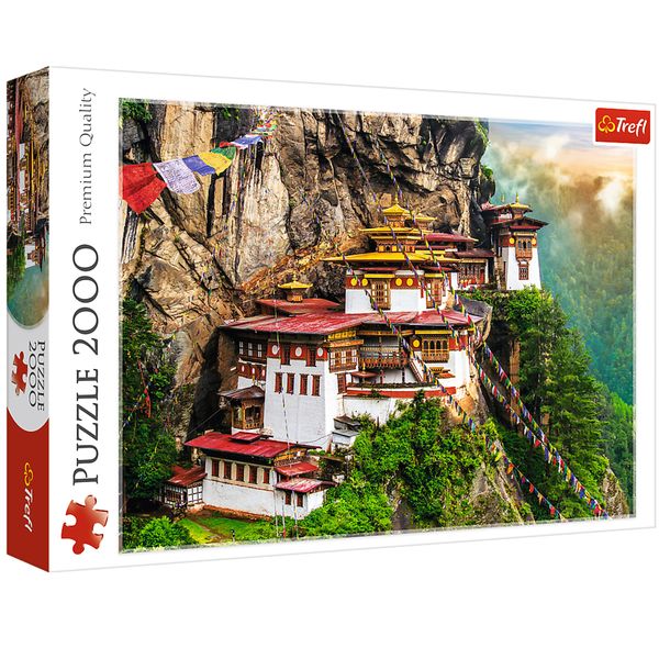 پازل 2000 تکه تریفل مدل Tigers Nest Bhutan پازل 2000 تکه تریفل مدل Tigers Nest Bhutan