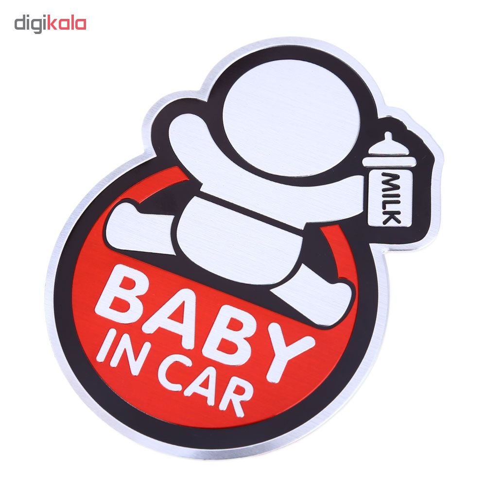 برچسب بدنه خودرو مدل Baby in car 