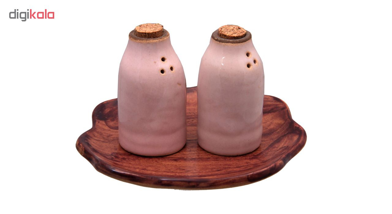 ست نمکدان و فلفل پاش سفالی کد 4-20314 