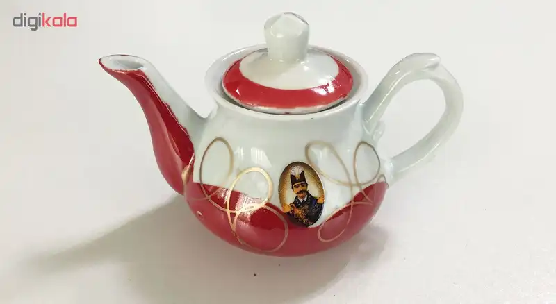 قوری زعفران طرح ناصرالدین شاه کد M123