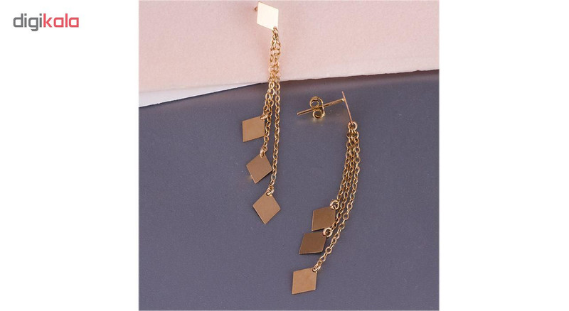 سرویس طلای 18 عیار زنانه گالری مرجان مدل 0900