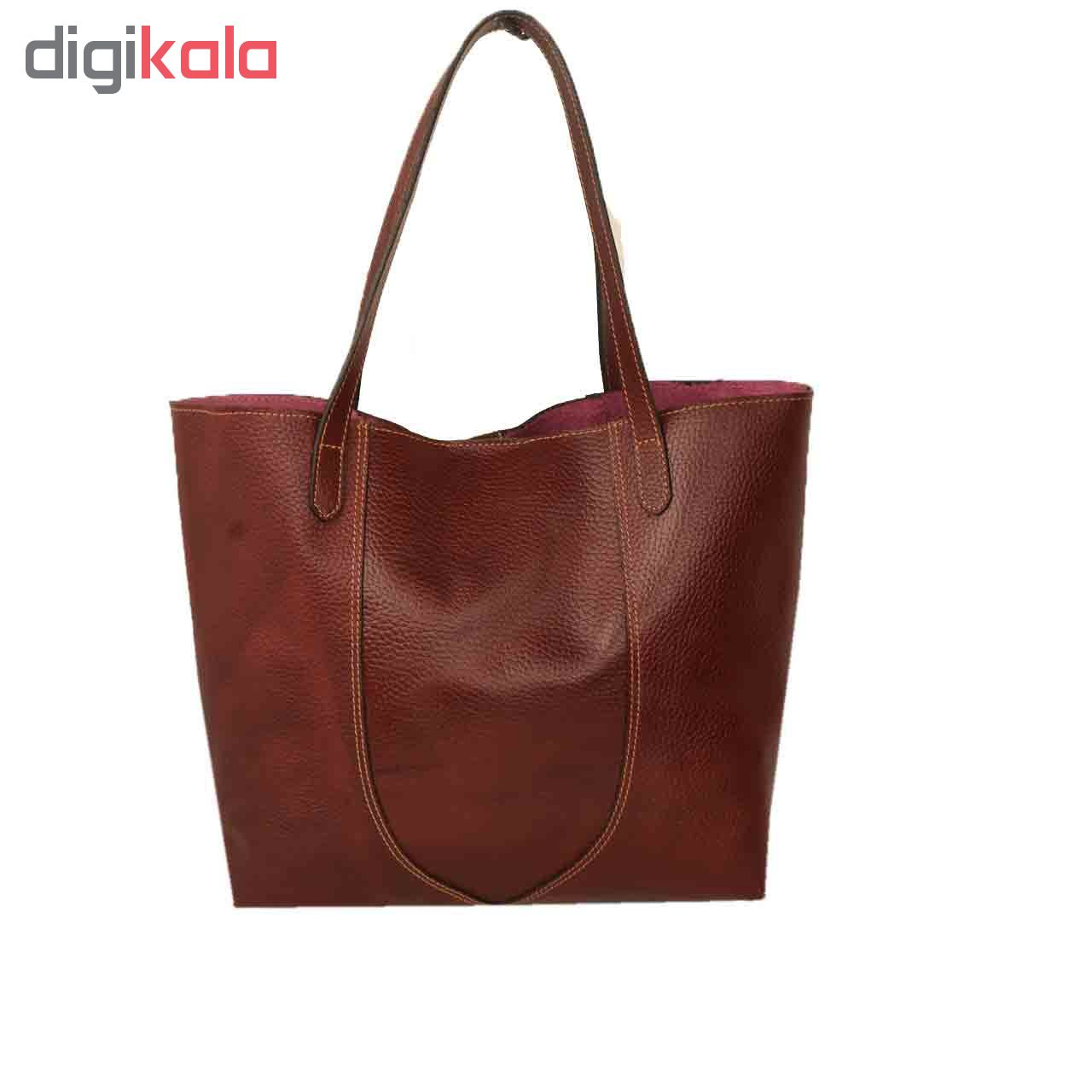 کیف دستی زنانه کهن چرم مدل V169-12