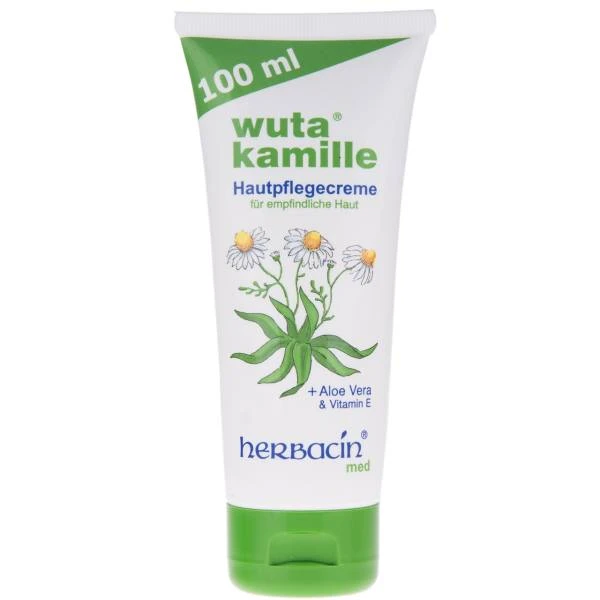 کرم ضد چروک هرباسین مدل Wuta Kamille AloeVera حجم 100 میلی لیتر