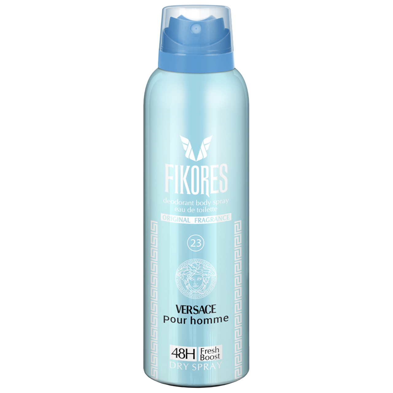 اسپری مردانه فیکورس مدل Versace Pour Homme حجم 200 میلی لیتر