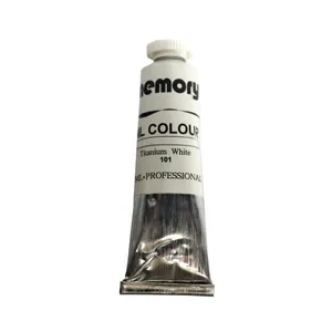 رنگ روغن مموری مدل Titanium White 101 حجم 50 میلی لیتر
