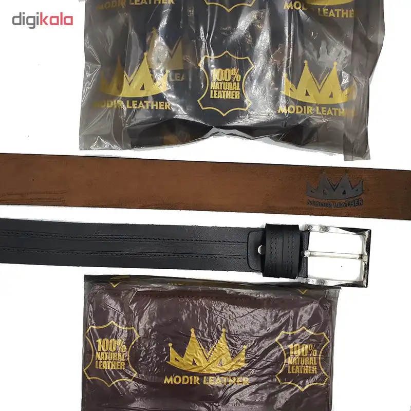 کمربند مردانه مدیر چرم مدل MKM8