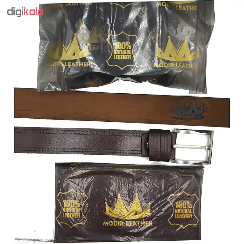 کمربند مردانه مدیر چرم مدل MKM4