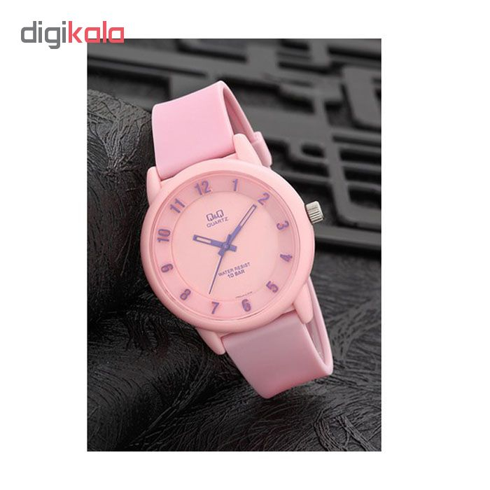ساعت مچی عقربه ای زنانه کیو اند کیو مدل vr52j010y
