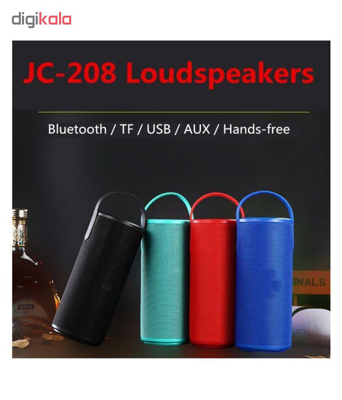 اسپیکر بلوتوثی قابل حمل مدل JC-208 3