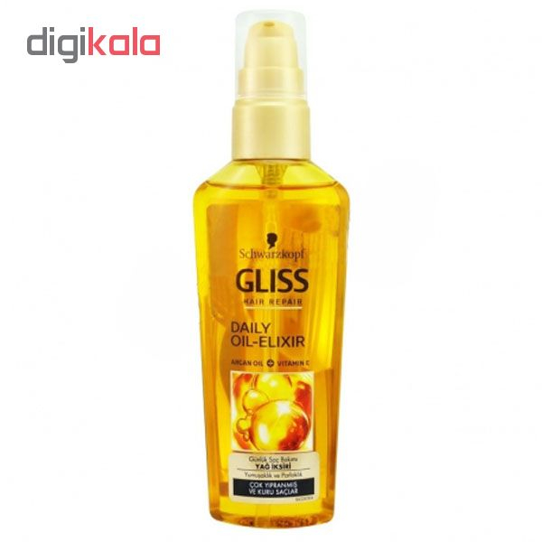 روغن مو گلیس مدل Oil-Elixir حجم 75 میلی لیتر