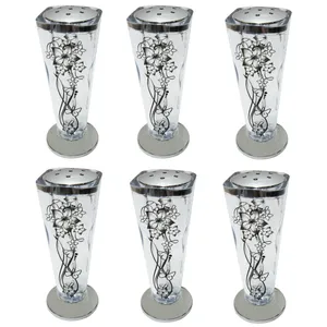 نمک پاش شهاب صنعت مدل Classic floral بسته 6 عددی 