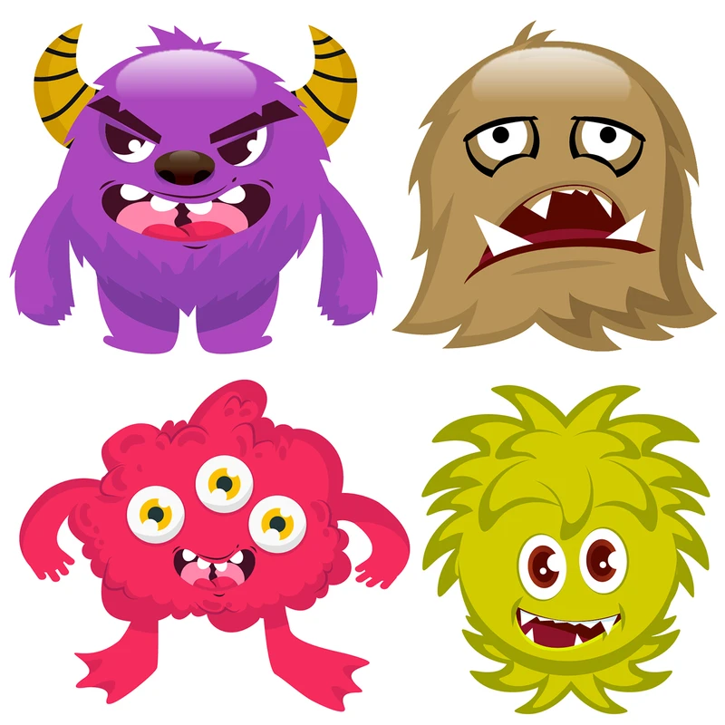 استیکر کلید پریز صالسو آرت مدل monster smile 4 az