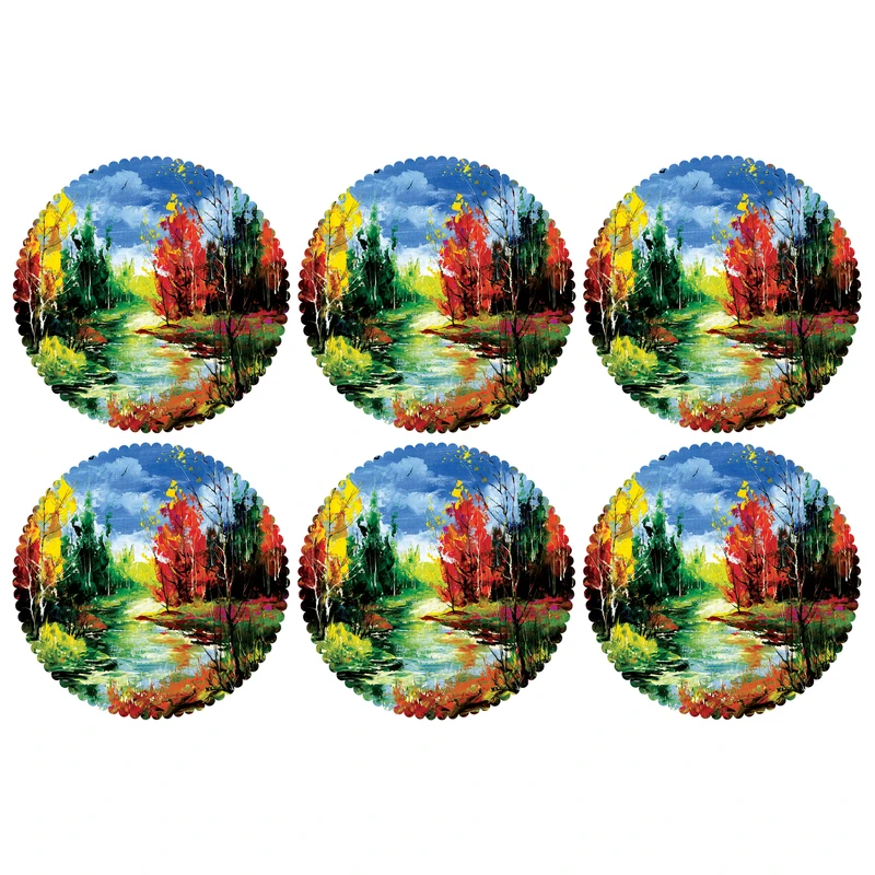 زیر لیوانی مدل C2-42111 بسته 6 عددی