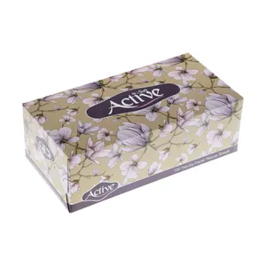 دستمال کاغذی 150 برگ اکتیو مدل Yas Flower