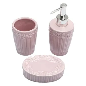 ست سرویس بهداشتی 3 پارچه انگلیش هوم مدل Floral