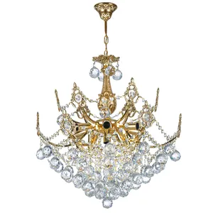 لوستر 9 شعله چشمه نور کد H6645/6