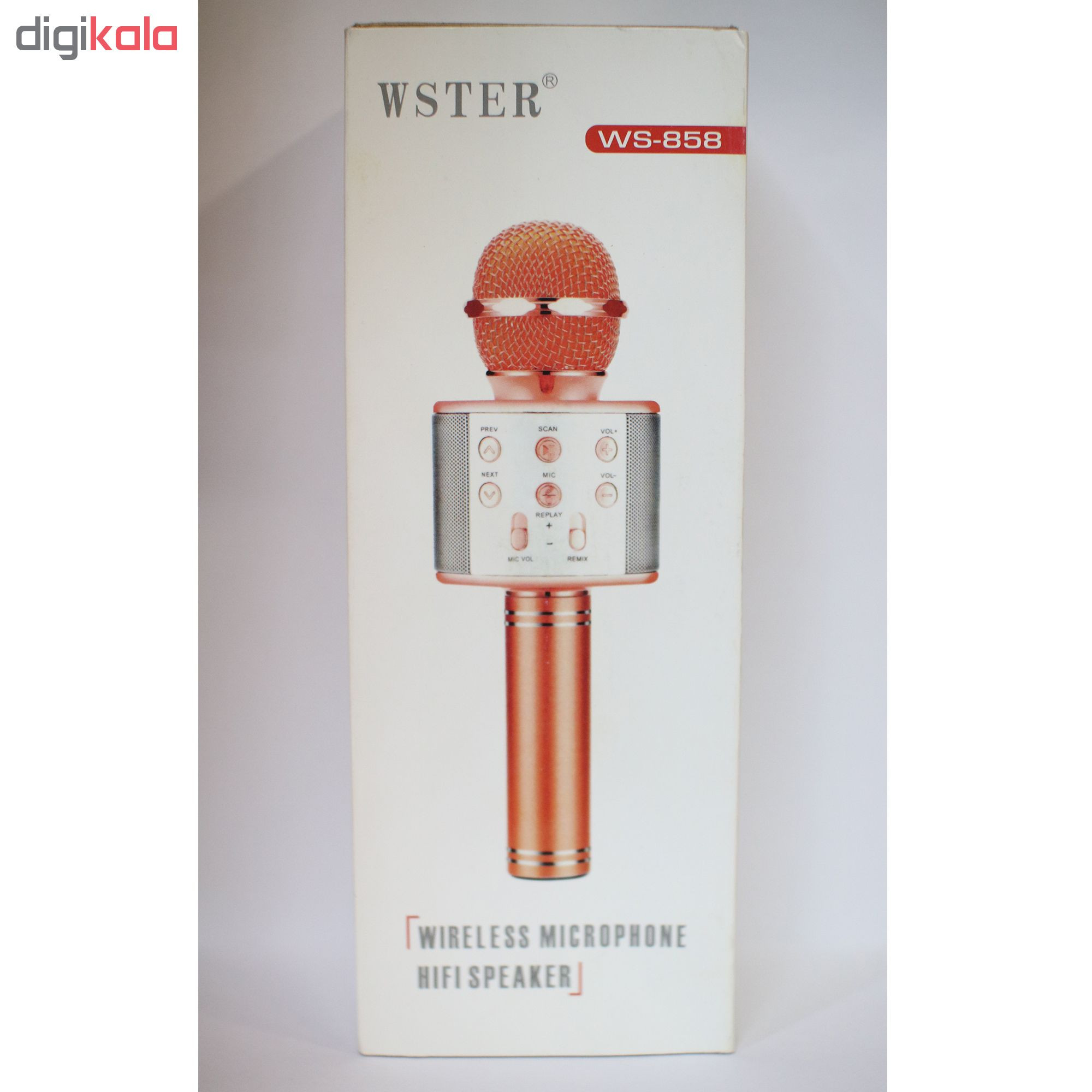 میکروفن بلوتوث وستر مدل WS-858 میکروفن بلوتوث وستر مدل WS-858