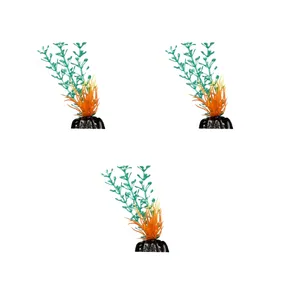 گیاه مصنوعی آکواریوم کد 42 بسته 3 عددی