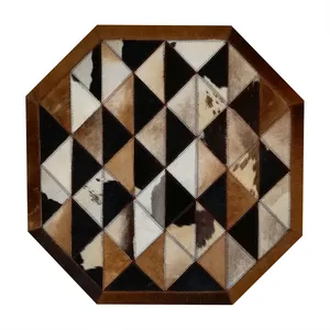 کلاژ فرش پوست و چرم کمالی مدل AD-00451