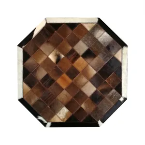 کلاژ فرش پوست و چرم کمالی مدل AD-00454