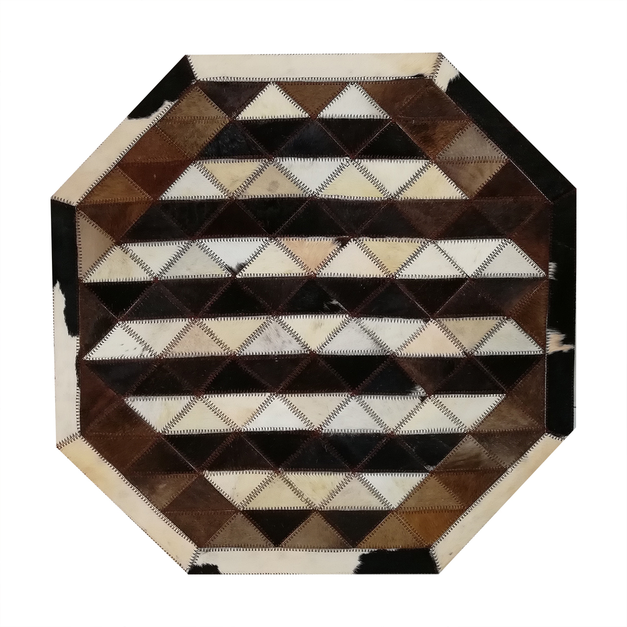 کلاژ فرش پوست و چرم کمالی مدل AD-00455