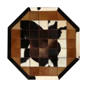 کلاژ فرش پوست و چرم کمالی مدل AD-00456