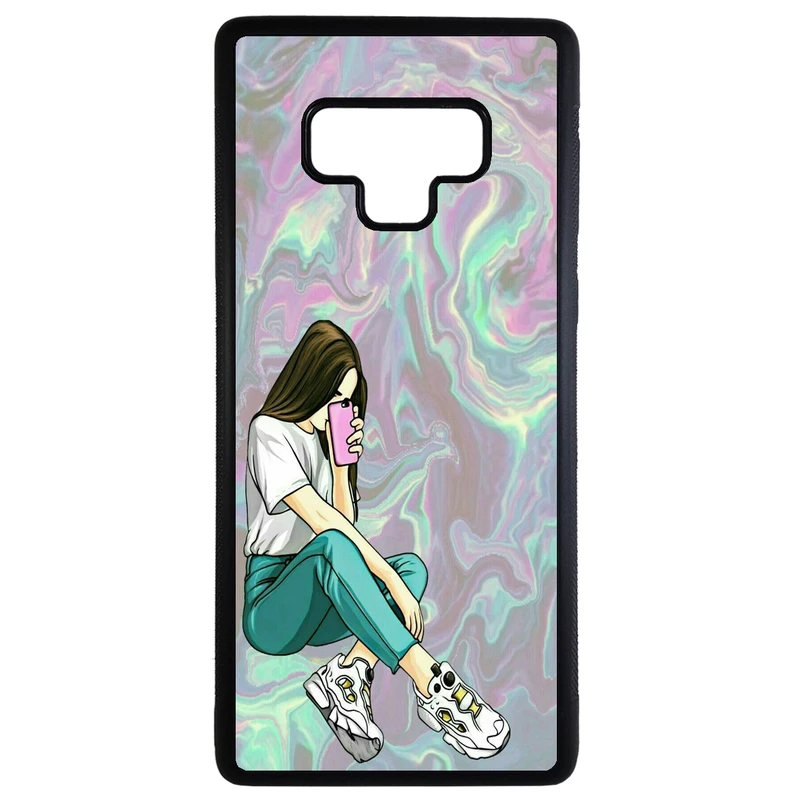 کاور طرح دخترانه کد 110430 مناسب برای گوشی موبایل سامسونگ galaxy note 9