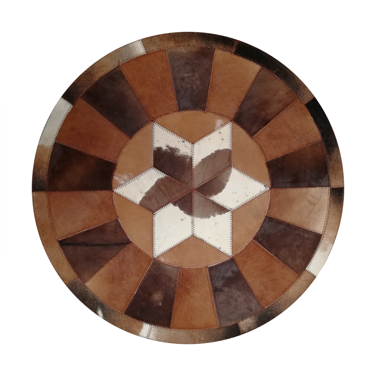 کلاژ فرش پوست و چرم کمالی مدل AD-00474