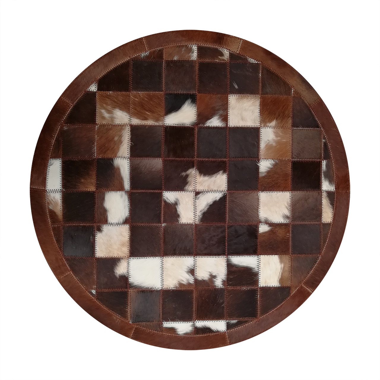 کلاژ فرش پوست و چرم کمالی مدل AD-00475