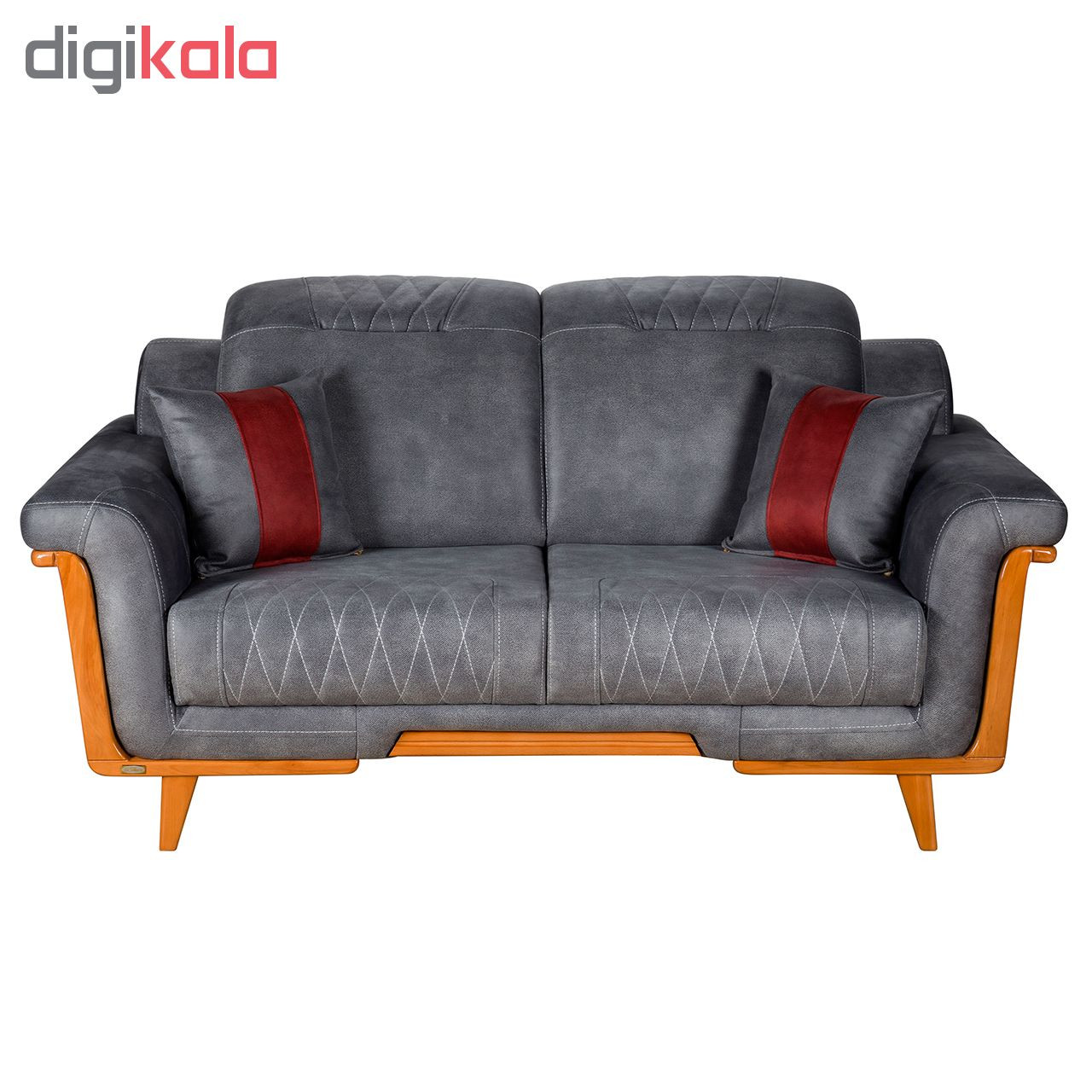 مبل راحتی 2 نفره چشمه نور کد MA-404/2-CR-T-RE