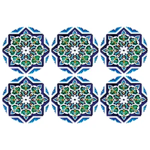 C2-42401 Glass coaster pack of 6