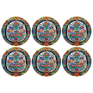 C2-42402 Glass coaster pack of 6