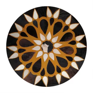 کلاژ فرش پوست و چرم کمالی مدل AD-00489