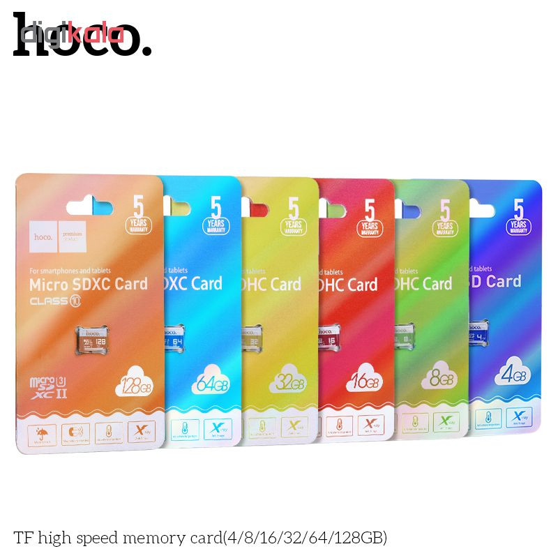 کارت حافظه microSDHC هوکو مدل HC 1 کلاس 10 استاندارد U1 سرعت 95MBps ظرفیت 64 گیگابایت