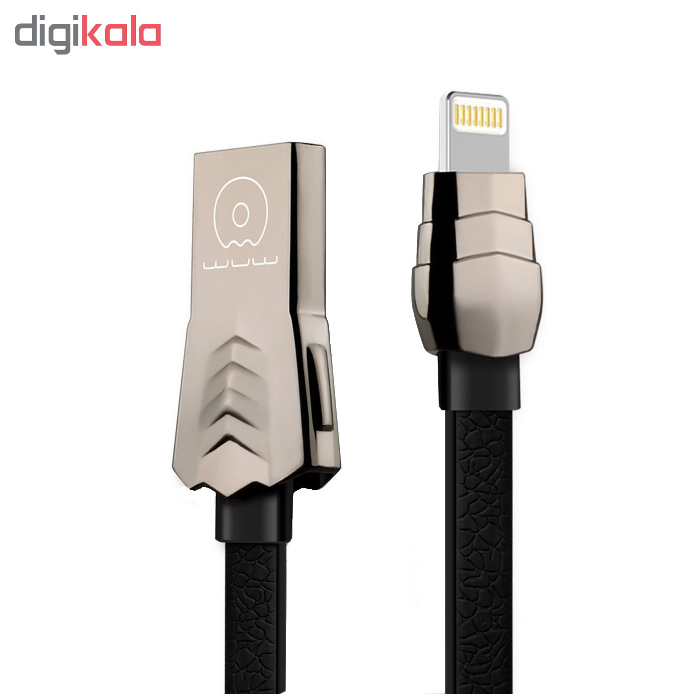 کابل تبدیل USB به لایتنینگ دبلیو یو دبلیو مدل X34 طول 1 متر