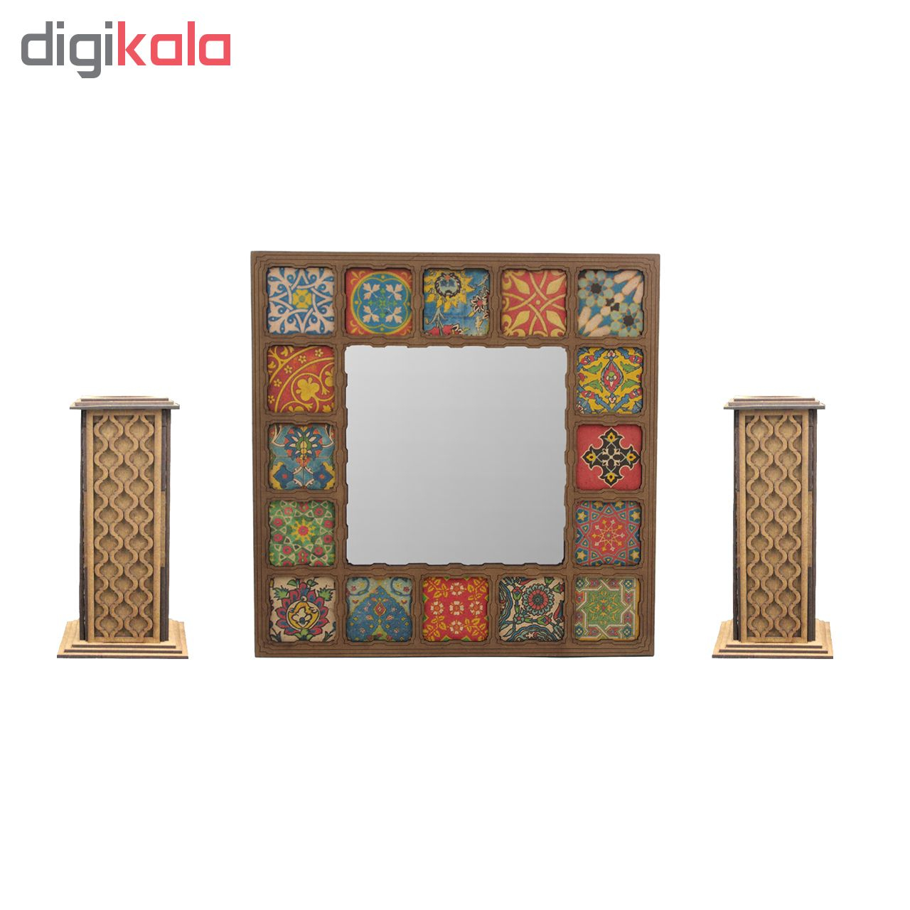 آینه و شمعدان مدل اسپهبد 53