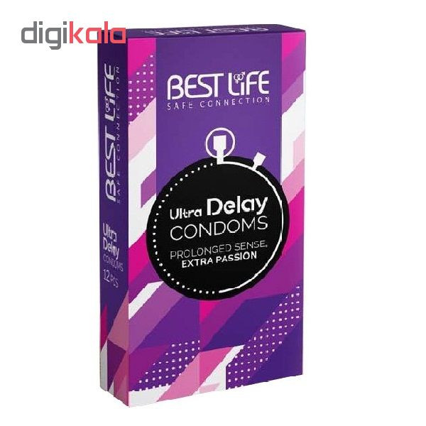 کاندوم بست لایف مدل Ultra Delay بسته 12 عددی