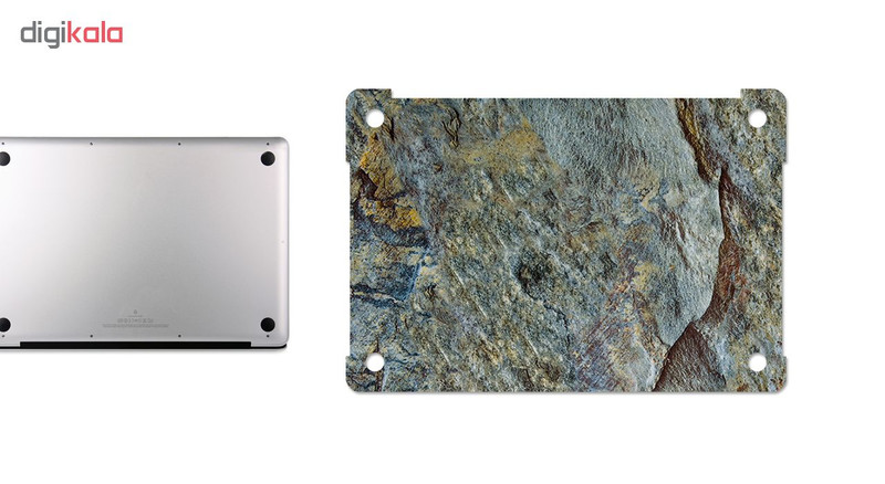 برچسب پوششی ماهوت مدل Cross-Cut-Marble مناسب برای لپ تاپ اپل Macbook Pro 2016 15inch Retina